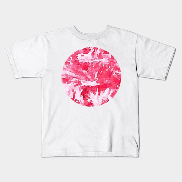 Cotton candy print Kids T-Shirt by Dillyzip1202